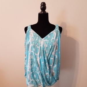 INC (Macys) plus sleeveless top